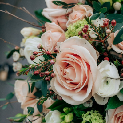 Bouquets | Mothers Day | Sorrel and Sage Florist - Send your Mum, Grandma or Aunt a special bouquet filled with beautiful flowers in tones of blushing pink and cream, order online for local delivery this Mother's Day.