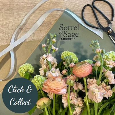Florist Choice Flat Wrap |  Click & Collect - Enjoy a selection of our beautiful seasonal flowers, carefully chosen by us, ready for you to arrange at home. Order online for same day collection or call us on 01704 790244.