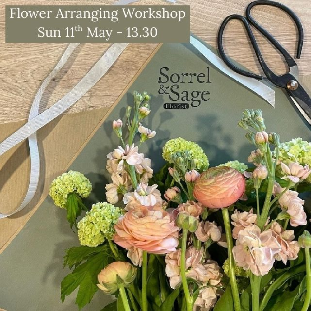 Flower Arranging Workshop - Sunday 11th May
