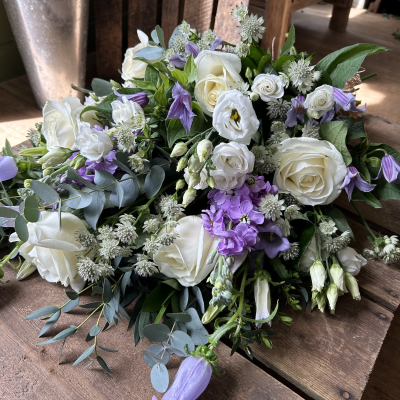 Funeral and Farewell Flowers - Sorrel and Sage have decades of experience creating elegant floral tributes for funeral and memorial services, they offer delivery to funeral homes across West Lancashire.
