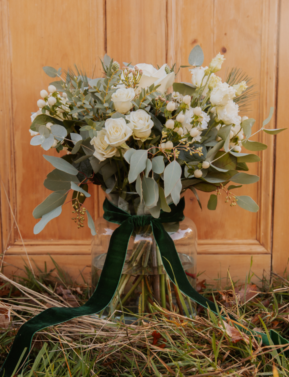 Winter Whites Vase Arrangement | Festive Flowers